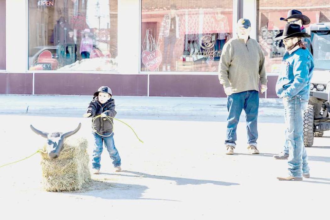 Sandhills Cattle Association had a booth on Valentine’s Main Street 