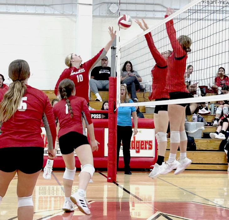 Lady Badgers won against Cozad!