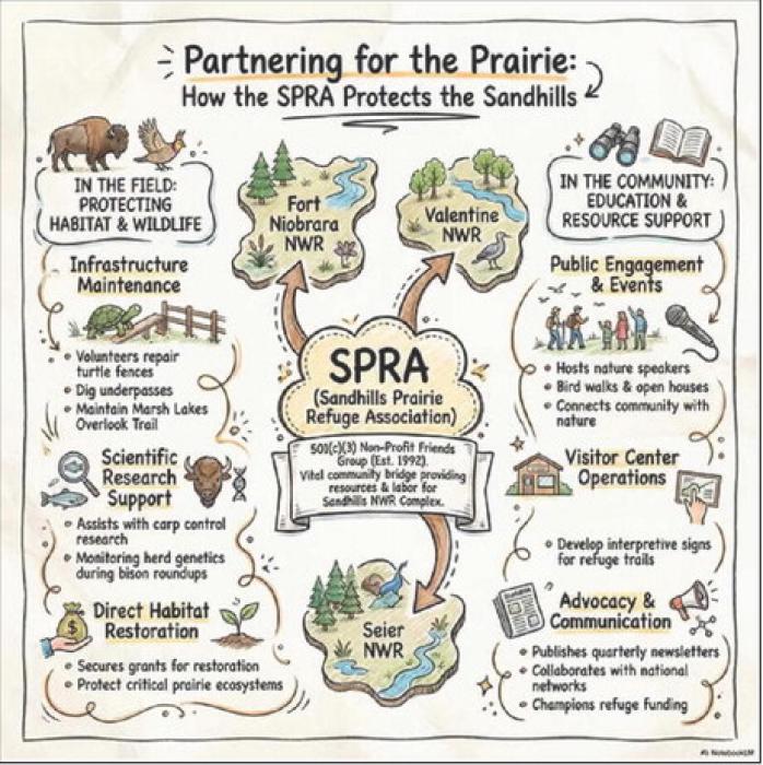 Sandhills Prairie Refuge Association to host summer hikes