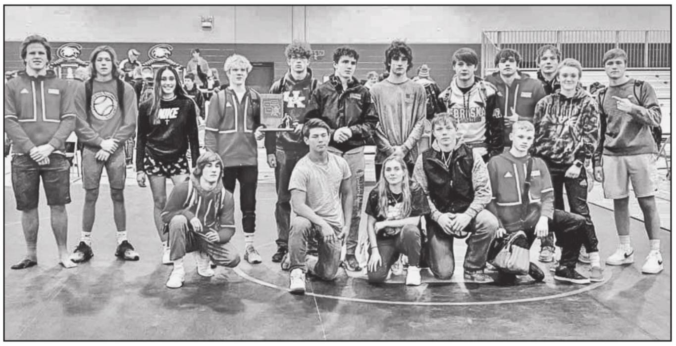 The Valentine Badgers took first place honors at the Chadron Invite. Photo by DeanNa Fowler