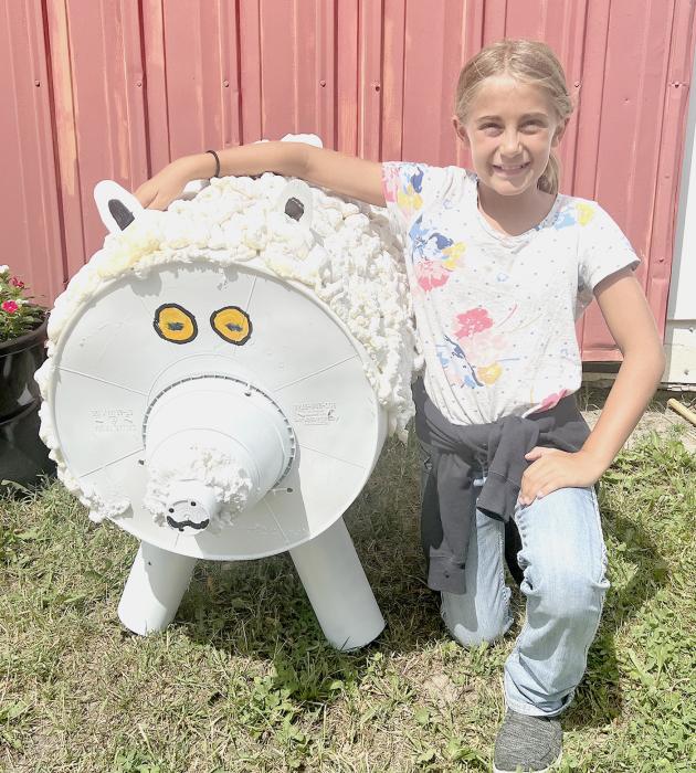 The winner of the People’s Choice was Jenna Hanson’s Daisy the Sheep.