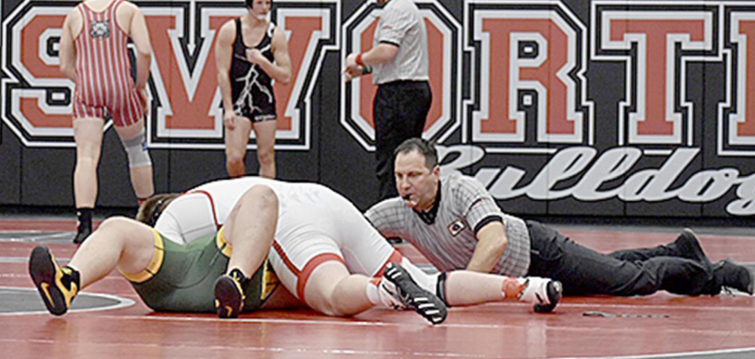 Steven Fullerton wrestled at 285# and took first place.