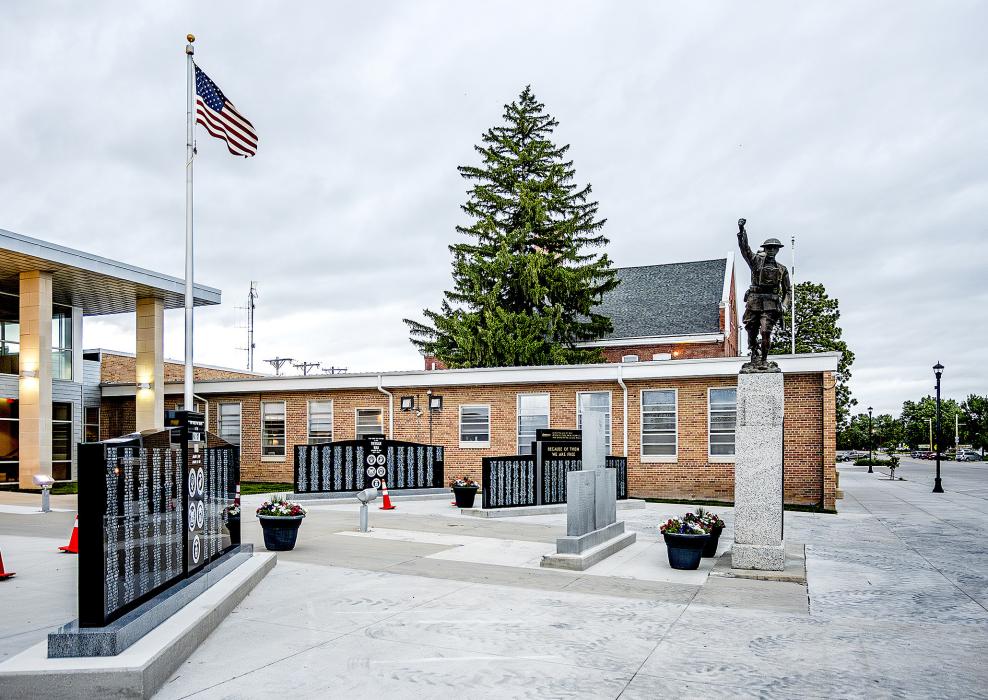 Two new monuments have been placed in front of Cherry County Justice Center, Korea and Vietnam. The WWII monument has been repaired and they’re all facing the Main Street. Just in time to celebrate America’s 248th birthday! Photo by Laura Vroman