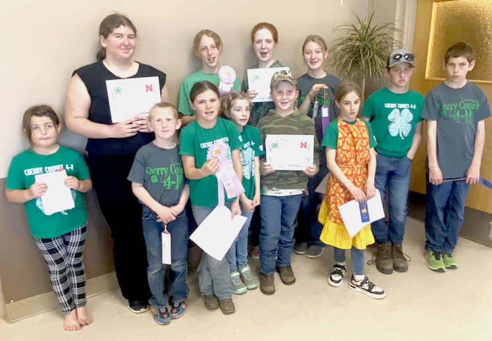 Cupcake War group are pictured back row L to R: Jenessa Garwood, Jenalee Garwood, Elyse Cochran, Brooke Brashears, Keeleigh Burge. Front row L to R: James Cochran, Sophia Harms, Kyndel Danielski, Cam Brashears, Bristol Danielski, Jaydn Danielski and Tyson Cochran.
