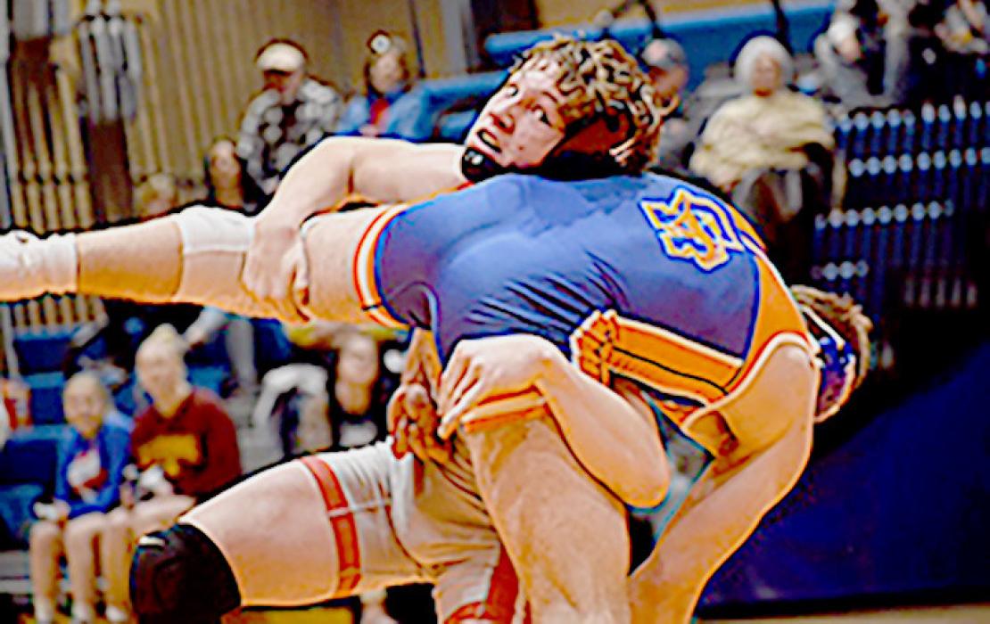 Parker Chavez wrestled at 150 and placed fourth in the tourney.