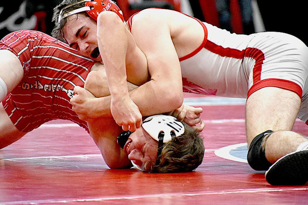 Trevor Burdick wrestled at 138# and placed first.