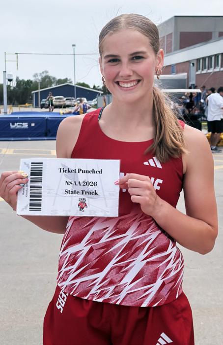 Danika Janssen punched her ticket in Pole Vault.
