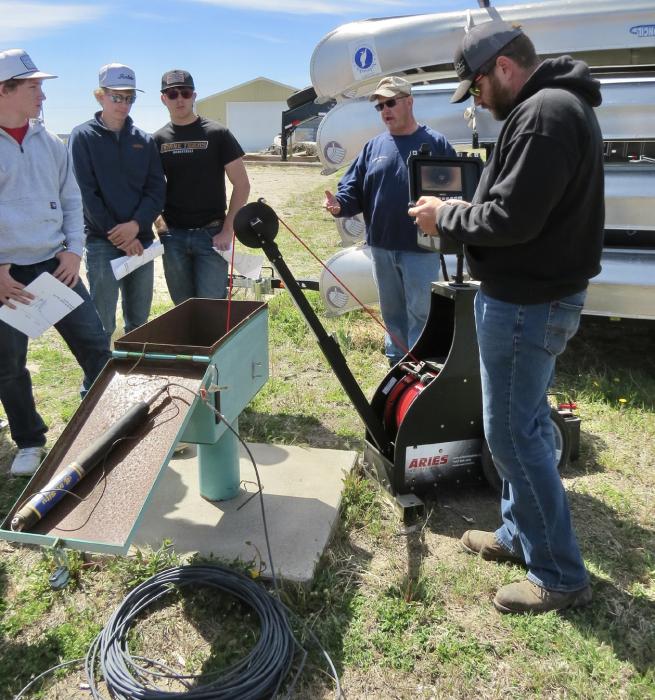 Sharing the technology used to measure water depth.
