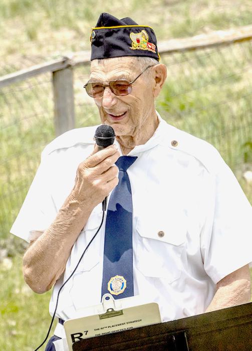 American Legion Post 202 Adjutant Walter Ries, Jr. Photos by Laura Vroman