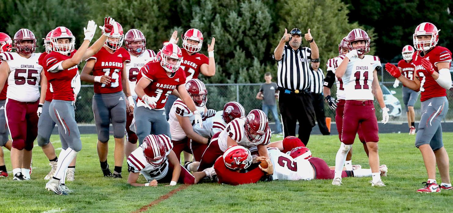 What we’ve got here is a Badger TD, confirmed by the ref!