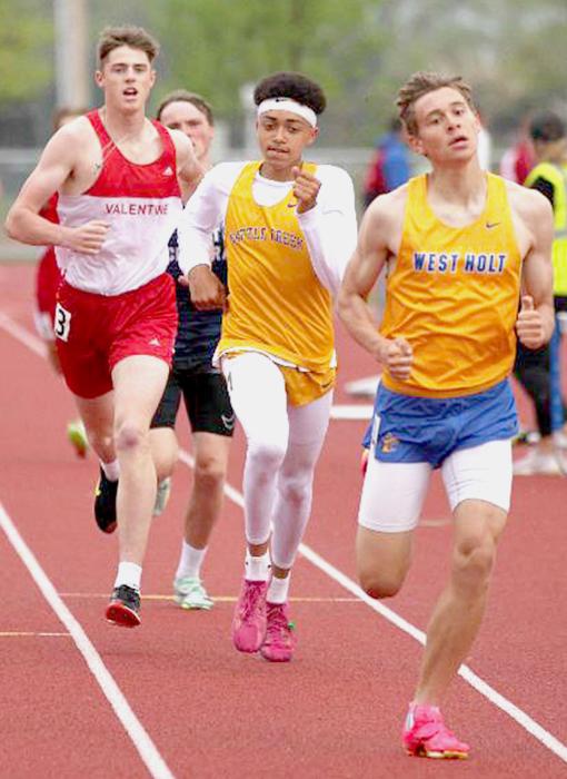 Jack Lancaster qualified for NSAA State in the 1600 Meter Run. Photos by Amanda Long