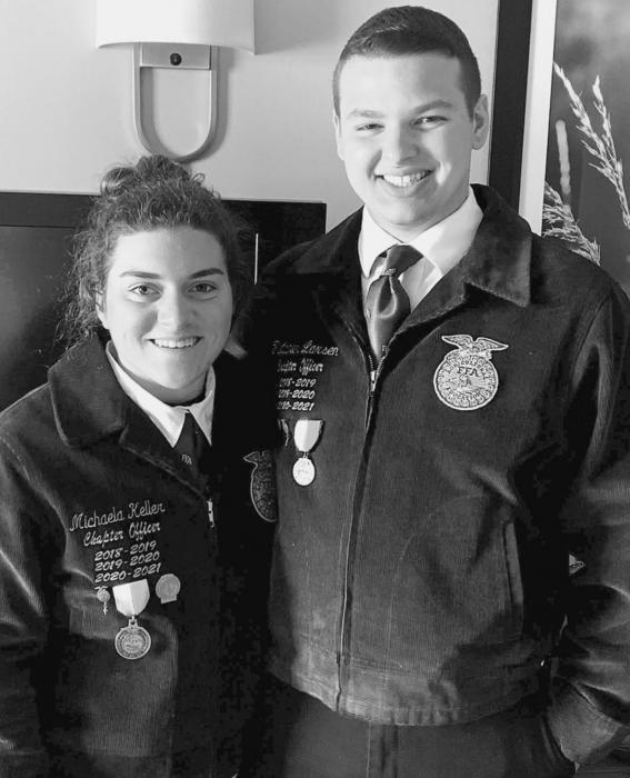 Earning State Star were Michaela Keller and Fletcher Larsen.