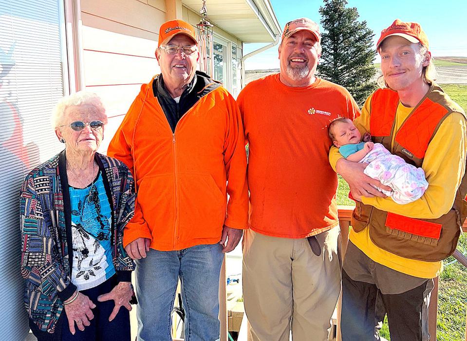 Five generations of Schmidts