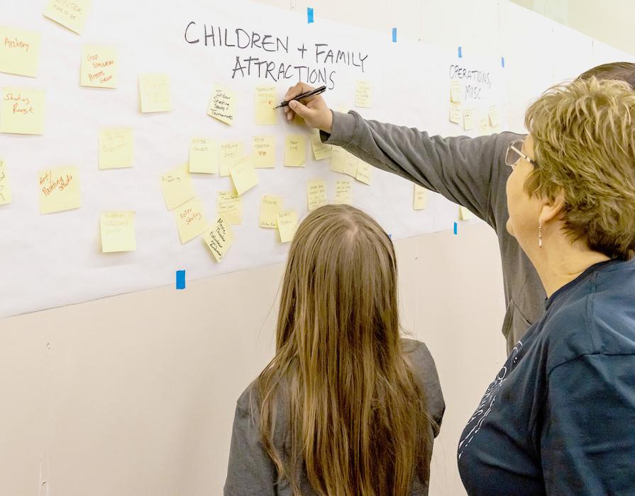 Families shared their thoughts on the amenities that would be beneficial.