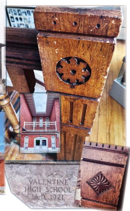 Opening the door to the past on Centennial Hall ~ glimpsing her future