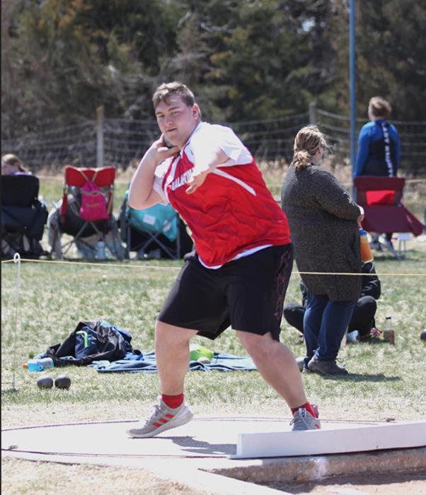 Grady Russell competed in the Shot Put.
