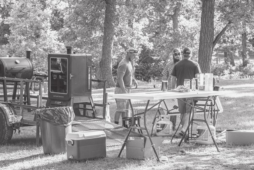 Grill masters are the last ones ... sharing tips and secret sauce recipes? Photos by Laura Vroman
