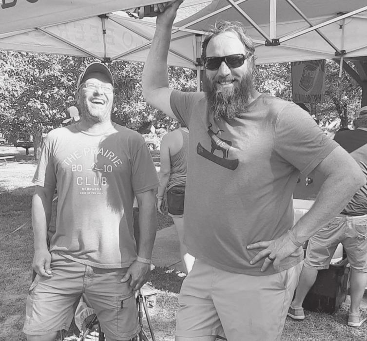 Brandon Gehlsen and Chris Hernstrom were the champions in the Corn-Hole tournament.
