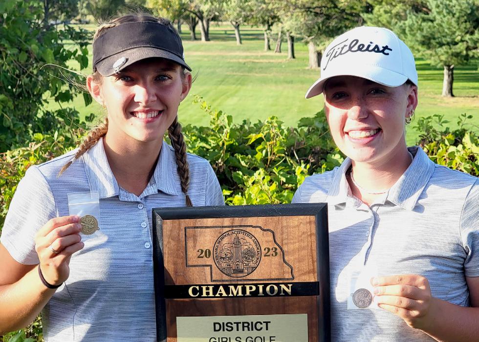 Girls Golf District Champions!