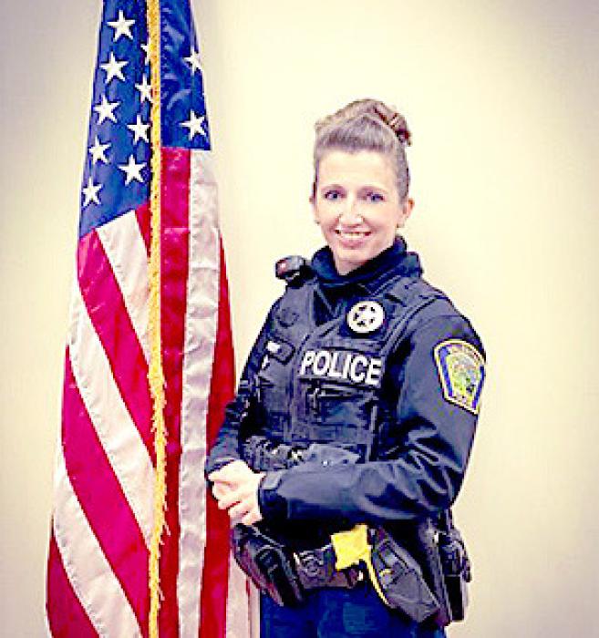 Officer Jasmine Hoefs.
