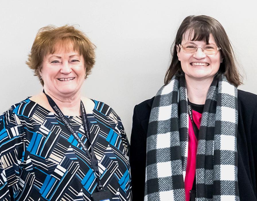 Mid Plains has new administrators, pictured from L to R: Ronna Morse, and Jennifer Edson. Photo by Laura Vroman