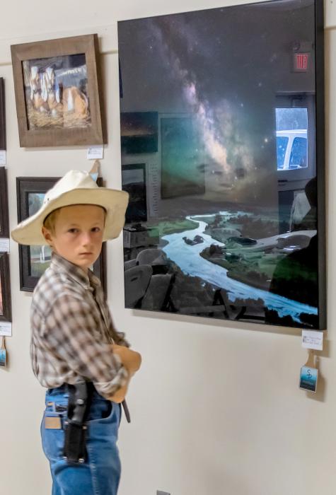 Lost in the stars, the Milky Way, the river...The River of Dreams, by Chris Mosner, won first place.