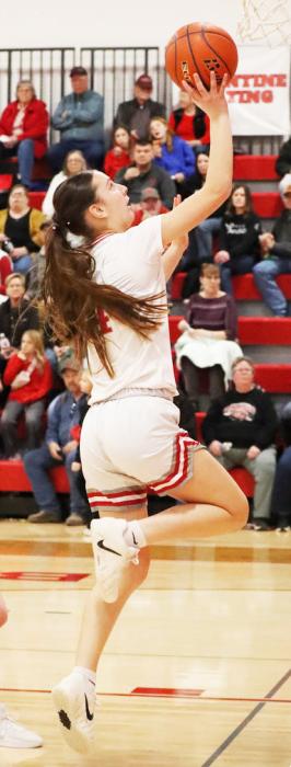 Mia Sherbyn #24 up for 2 points.
