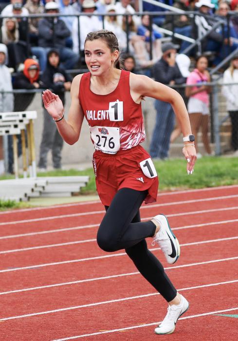Maeli Patterson medaled in seventh place in the 200 Meter Dash. Photos by Nina-Maria Nelson