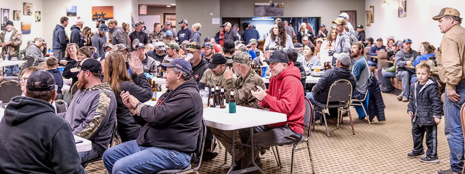 The banquet room at the Peppermill was full of families enjoying the conclusion of the annual Cork Thornton Memorial Ice Fishing Tournament, Saturday, January 27, 2024. There were a total of 71 teams trying for first place honors. From generation to generation, fishing locations, techniques, and no doubt, tackle and supplies, have been passed down - along with stories of this annual event. Photos by Laura Vroman