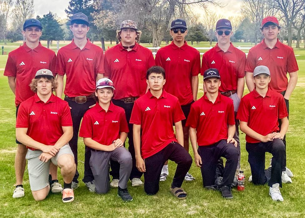 Pictured are back row, L to R: Caden Stankoski, Reeves Witte, Brenden Battershaw, Tanner Two Strike, Garrett Cumbow, Thurston Ravenscroft Front row, R to L: Westin Witte, Nash Hesse, Trevor Two Strike, Aiden Hutchinson, Parker Wackler