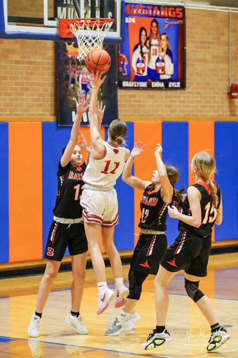 Paige Sprenger #11 up for 2 points.