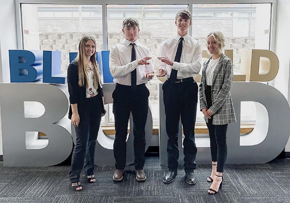 L to R: Nicole Williams, Gunnar Battershaw, Jack Lancaster, and Mataya Morrison.