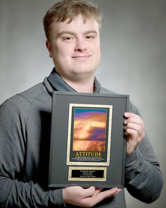 Jackson named Student of the Month