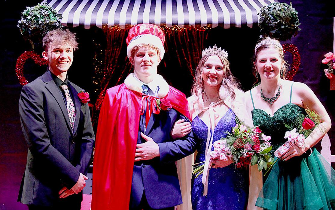 Crowned at the 80th annual Coronation were Prince Preston Stoeger, King Will Sprenger, Queen Kaetryn Bancroft, and Princess Kinsey Buechle.