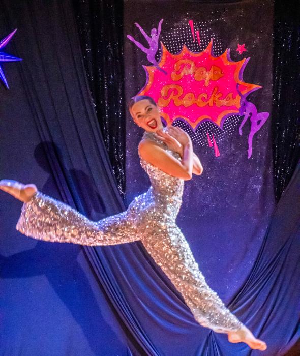 Above, Ivy Jackson performed a solo titled Do it like this!
