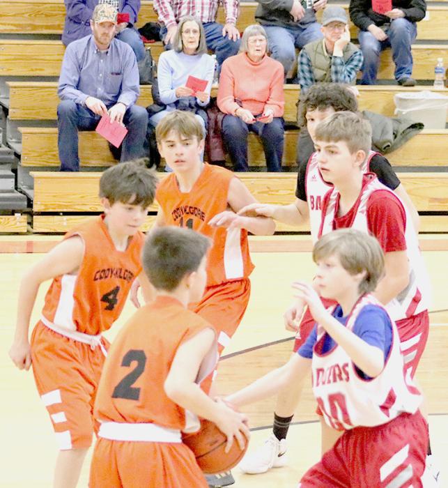 Middle school students from Valentine and Cody-Kilgore met for play January 23, 2023, at Valentine. Photo by Karen Phillips
