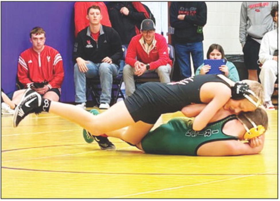 Braden Stec placed 4th in the 106lb bracket.