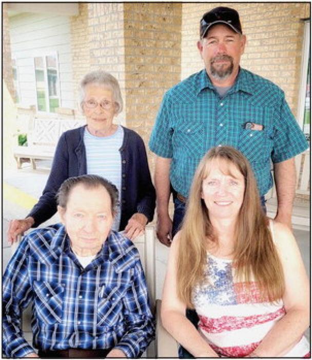Back row L to R: Jean Stoltzenburg, and Kurt Stolzenburg. Front row, L to R: Dale Stolzenburg, and Jane Stolzenburg.