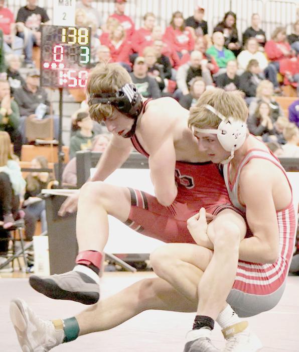 Gavin Sandoz,138# earned fourth place at districts and punched his ticket for state!