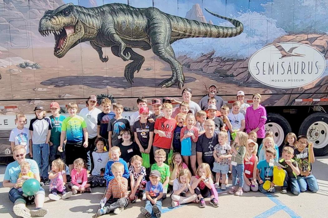 Vacation Bible School students learned the Truth about creation at the Semisaurus Mobile Creation Museum, hosted by Our Savior Lutheran Church.