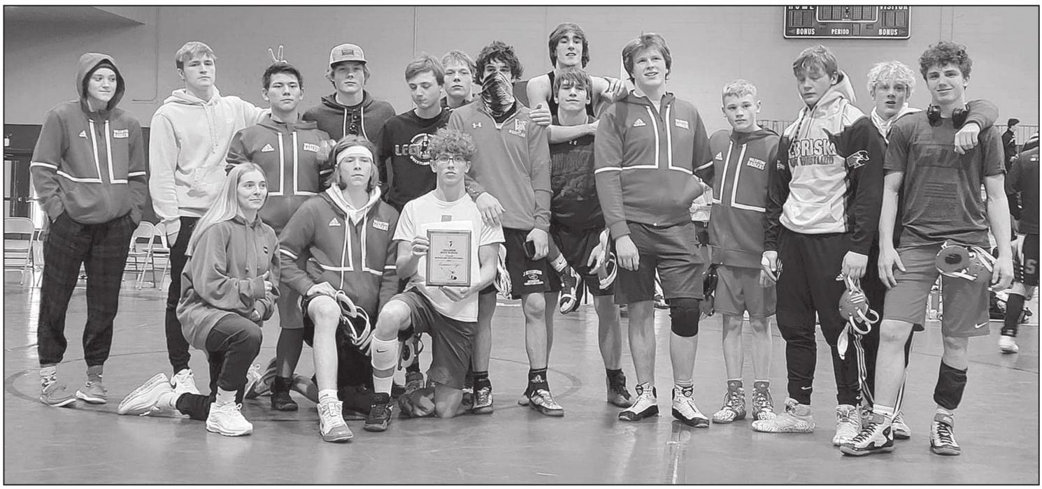 The Dual Tournament took place in Chadron, Friday, January 21, 2022, and the Badgers took home second place honors. Congratulations. Photo by DeanNa Fowler