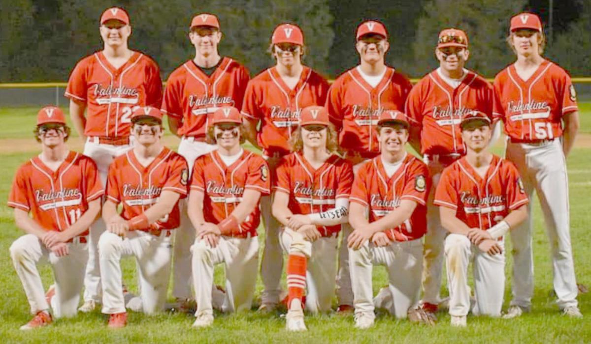 The Valentine Senior Legion team is pictured, back row, L to R: Brady Dahlburg, James Woodraska, Ashton Dehart, Seth Vavra, Drew McIntosh, Coby Higgins. Front row, L to R: Cameron Jordan, Tagg Buechle, Bryson Limbach, Conner Fowler, Ashton Lurz, Gavin Sandoz. Photos by DeanNa Fowler