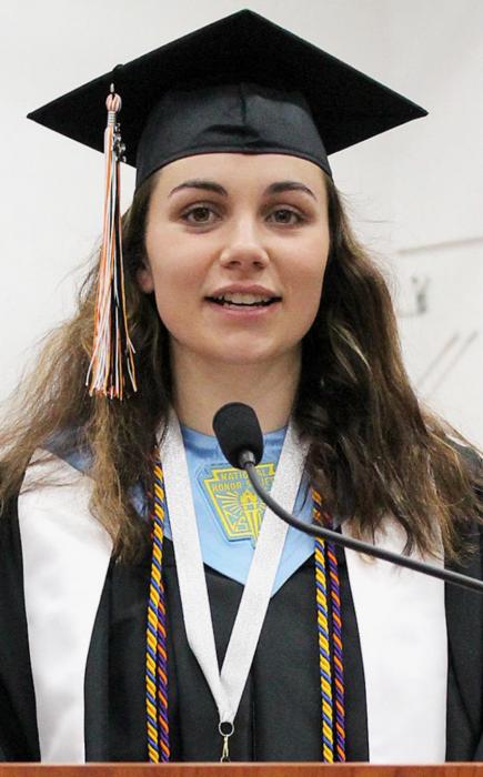Riley Jones was a Cody-Kilgore Honor Speaker.