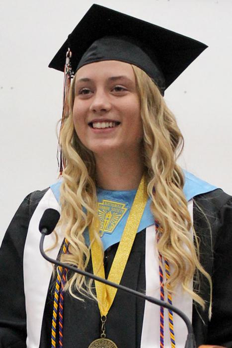 Annalise Busenitz was a Cody-Kilgore Honor Speaker.