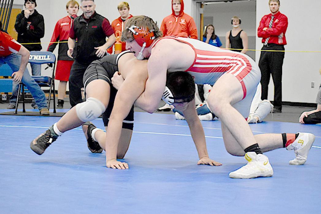 Tagg Buechle earned first place and qualified for state!