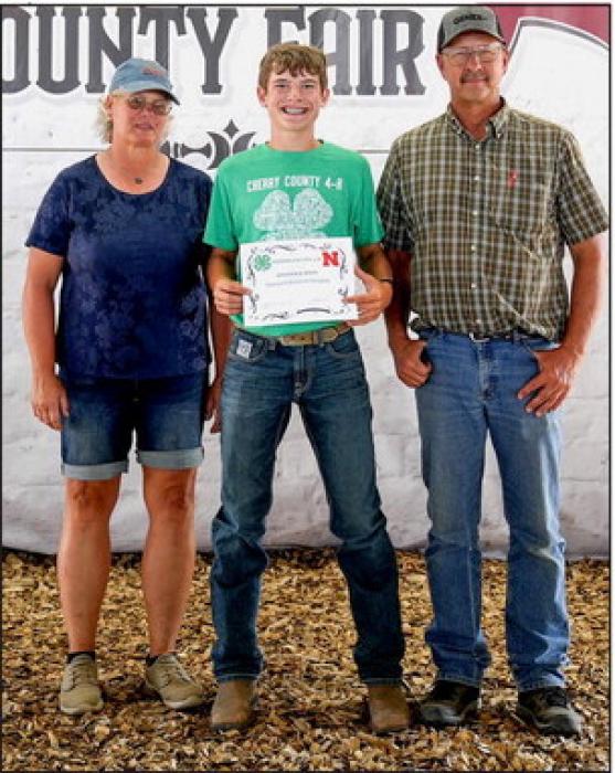 2023 Cherry County 4-H Premier Exhibitor Award