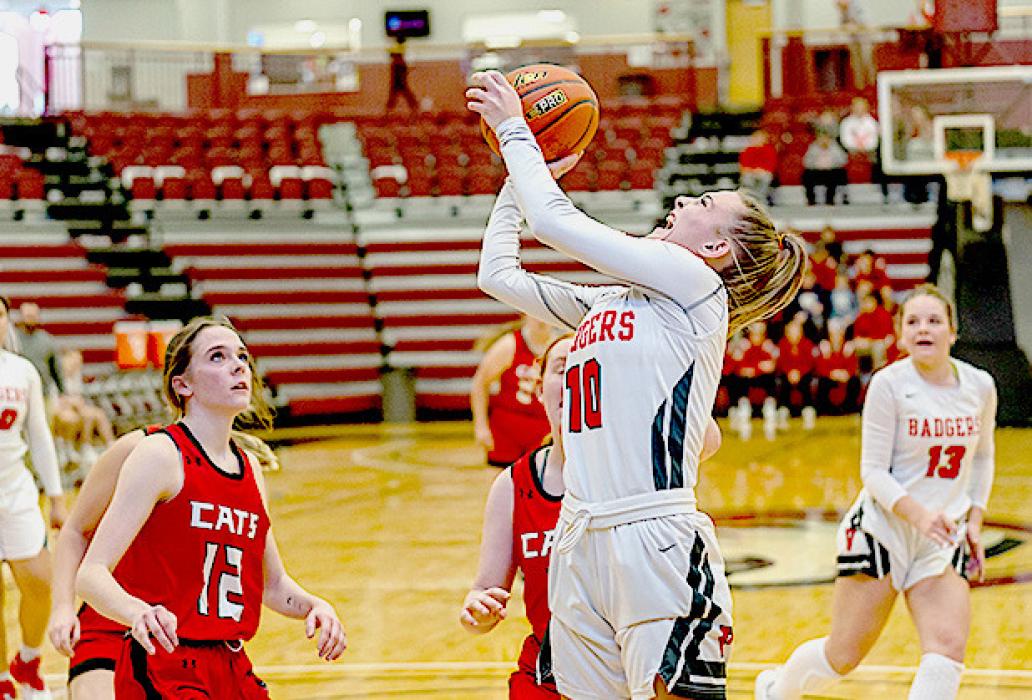 Kaetryn Bancroft #10 goes for a shot!