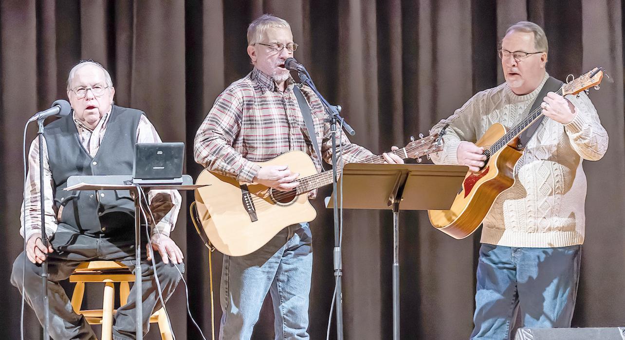 Pictured at left, above, and below, part of the Celebration of Love, included music. Photos by Laura Vroman