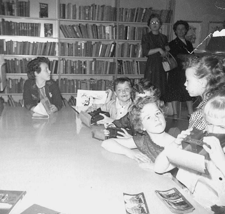 Children’s storytime at the library.