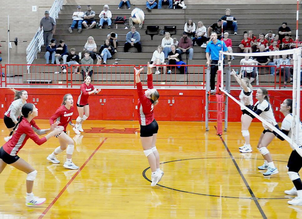 On Saturday, September 21, 2024, the Lady Badgers traveled to McCook and lost their matches against McCook with 0-2; against Alliance, 0-2; and Decatur Community, 0-2. Scoring: Valentine - 18, 17 = 0 McCook - 25, 25 = 2 Valentine - 14, 21 = 0 Photos by Erin Miller